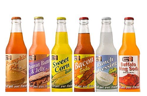 Lester's Fixins: Ranch Dressing Soda & Bacon Soda with Maple Syrup