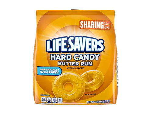 LifeSavers Individually Wrapped Butter Rum Hard Candy