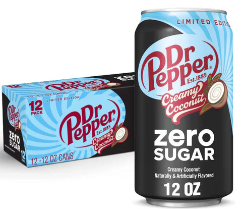 Dr. Pepper Creamy Coconut Zero Sugar