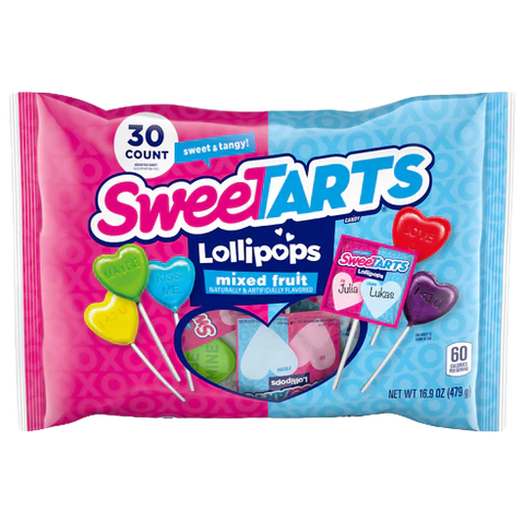 SweeTarts Valentine's Lollipops