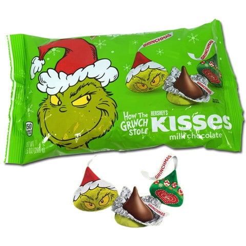 Hershey's Kisses Milk Chocolate Grinches