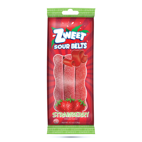 Zweet Sour Belts Strawberry