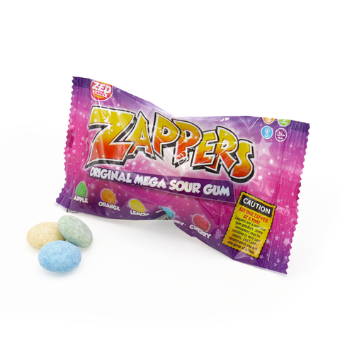 Zed Candy Zappers Original Mega Sour Gum
