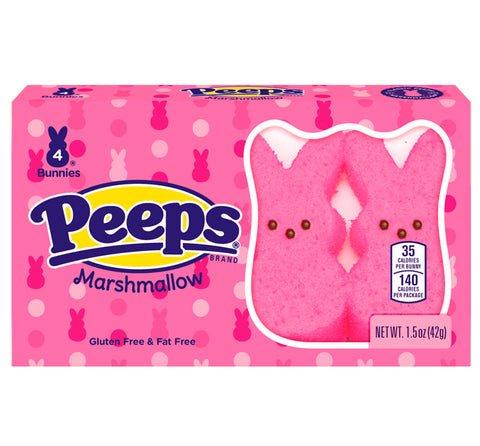 Peeps Pink Marshmallow Bunnies (4 Pack)