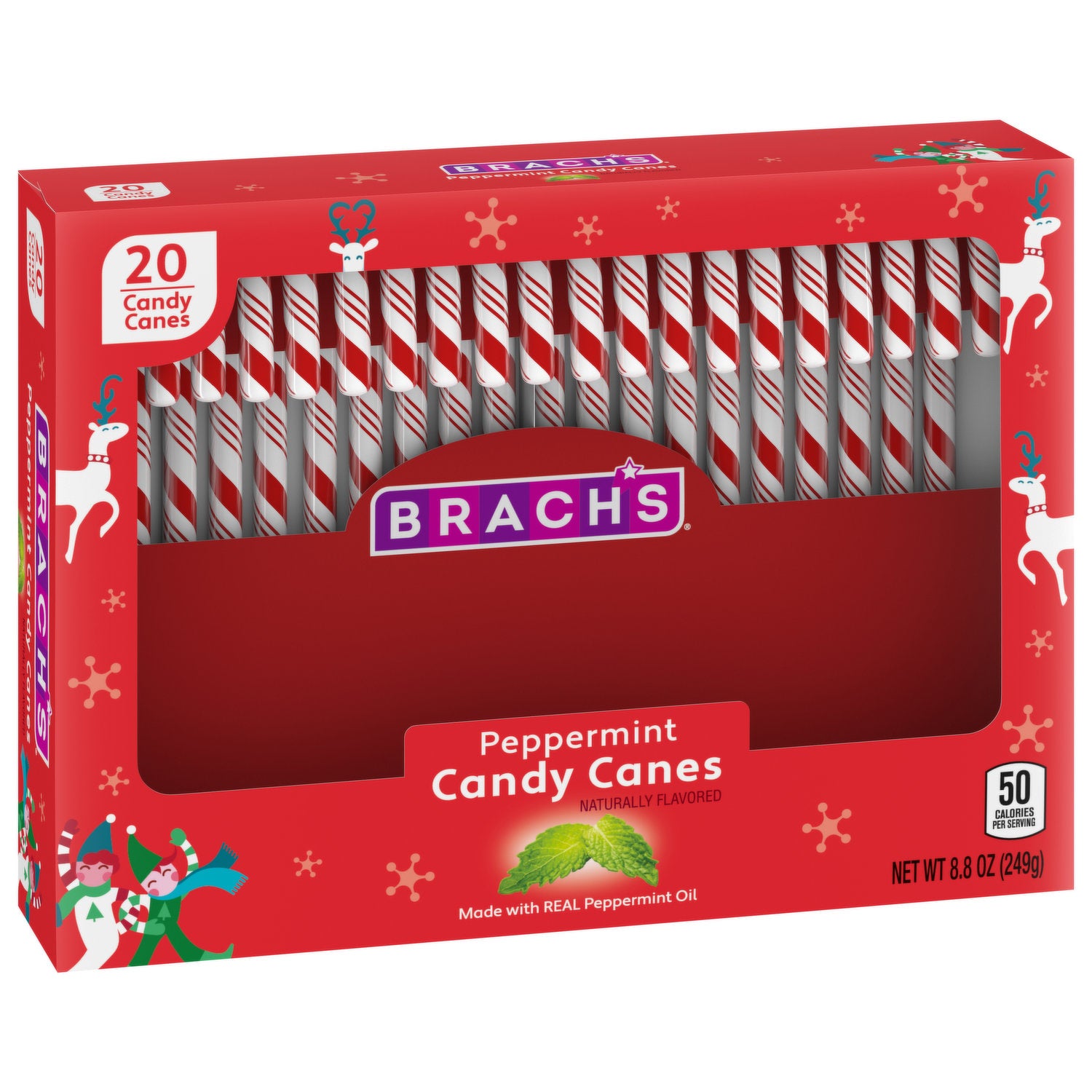 Brach's Peppermint Candy Canes (20-pack)