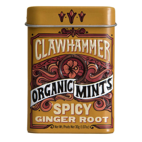 Clawhammer Spicy Ginger Roots Organic Mints