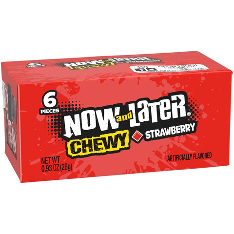 Now & Later Strawberry 6pc