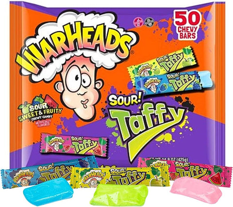 Warheads Sour Taffy Halloween Bag (50pc)