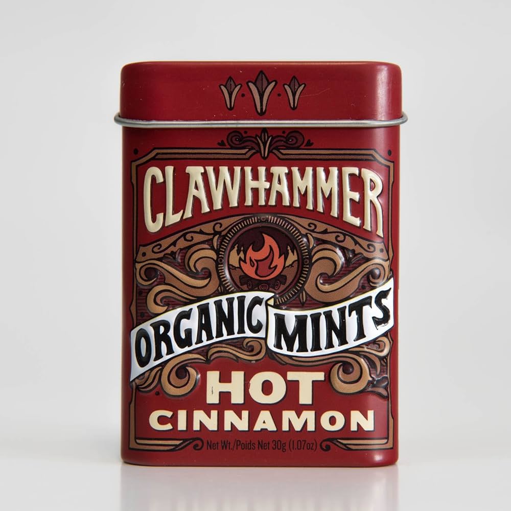Clawhammer Hot Cinnamon Organic Mints