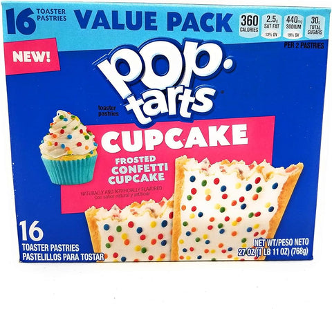 Pop Tarts Frosted Confetti Cupcake (16 pack)