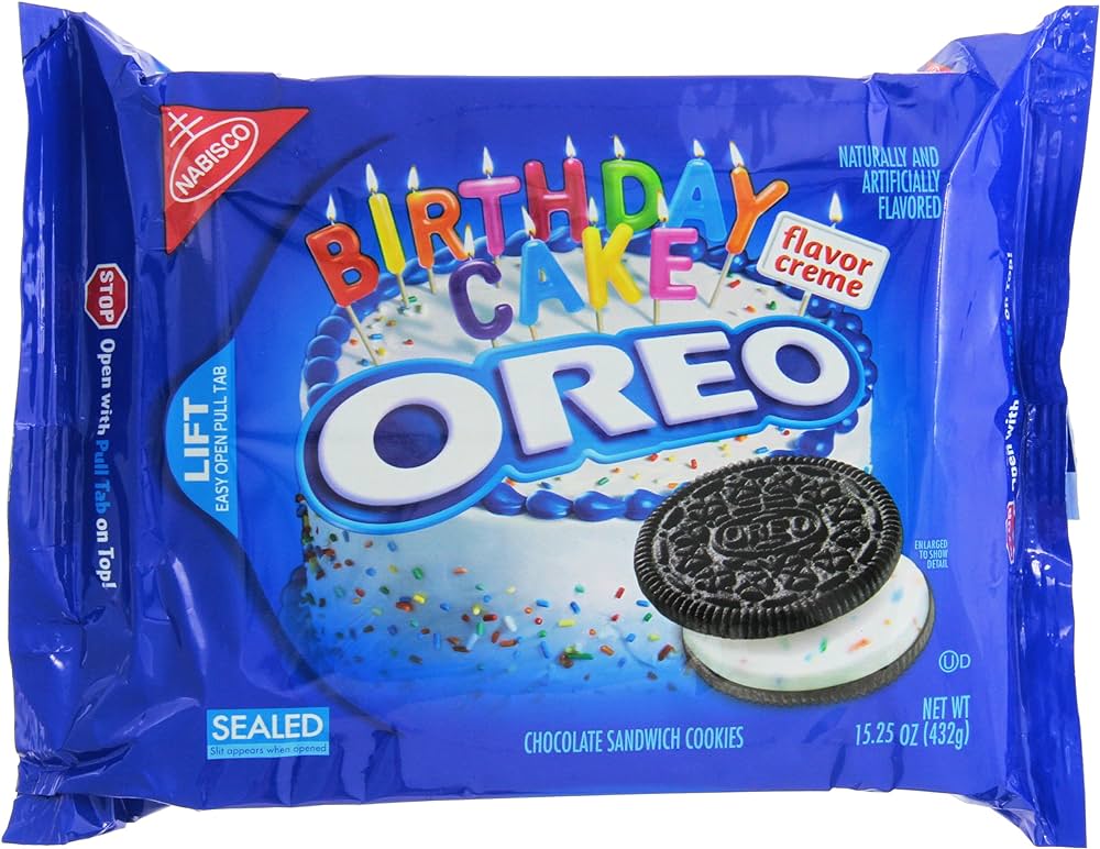 Oreo Birthday Cake Flavour Creme