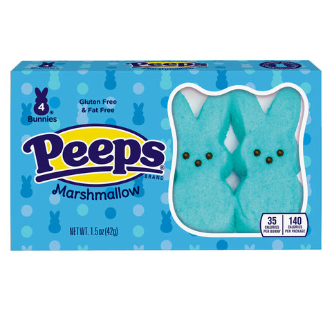 Peeps Blue Marshmallow Bunnies (4 Pack)
