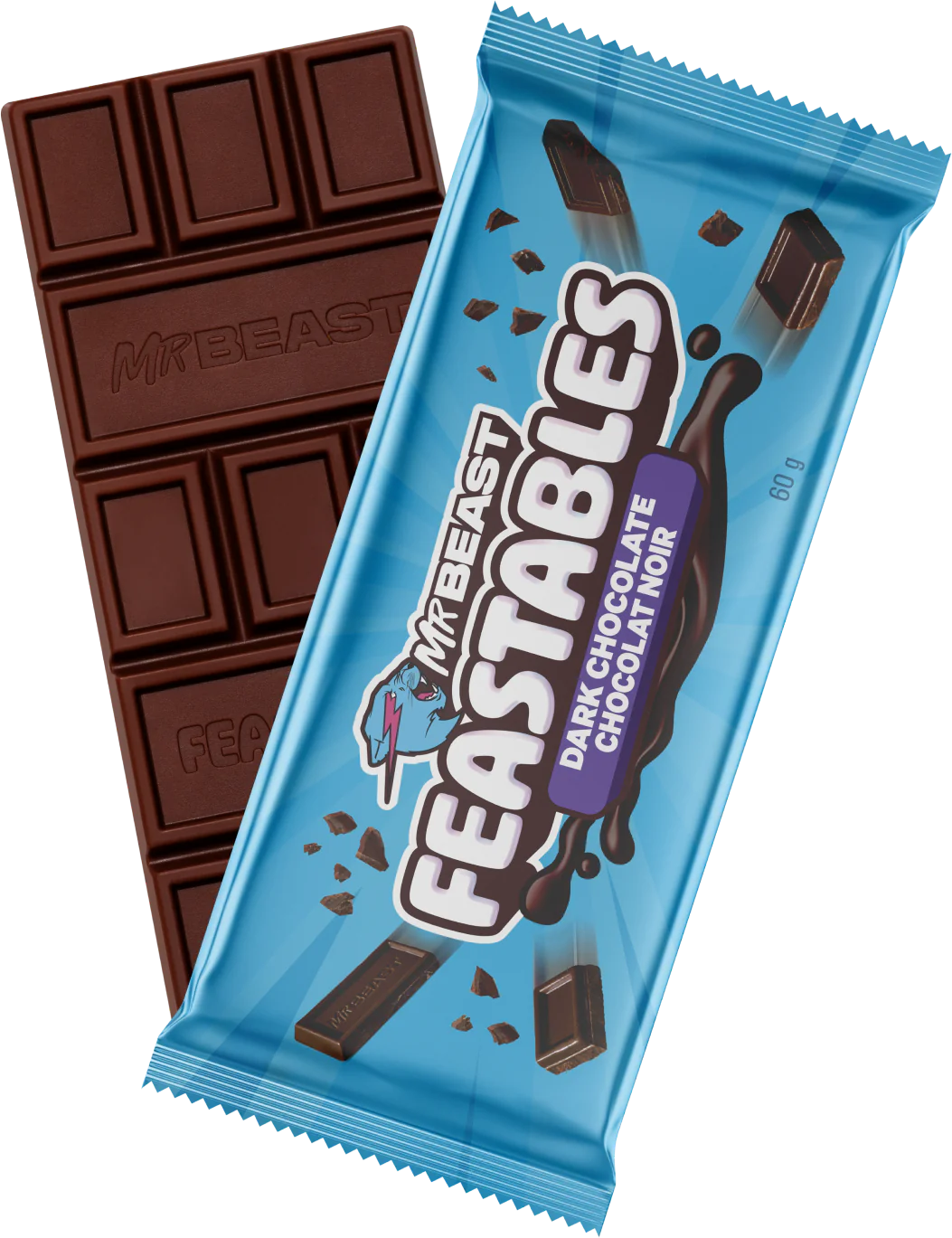 Mr Beast Feastables Dark Chocolate Bar