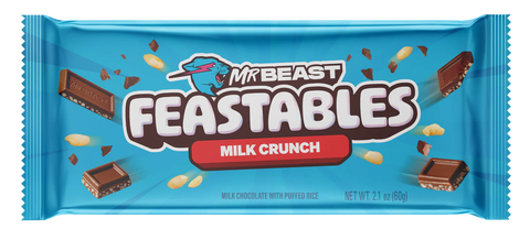 Mr Beast Feastables Milk Crunch