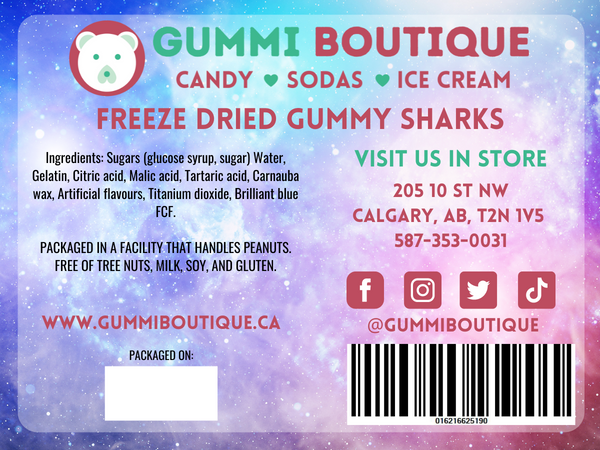 Freeze Dried Gummy Sharks