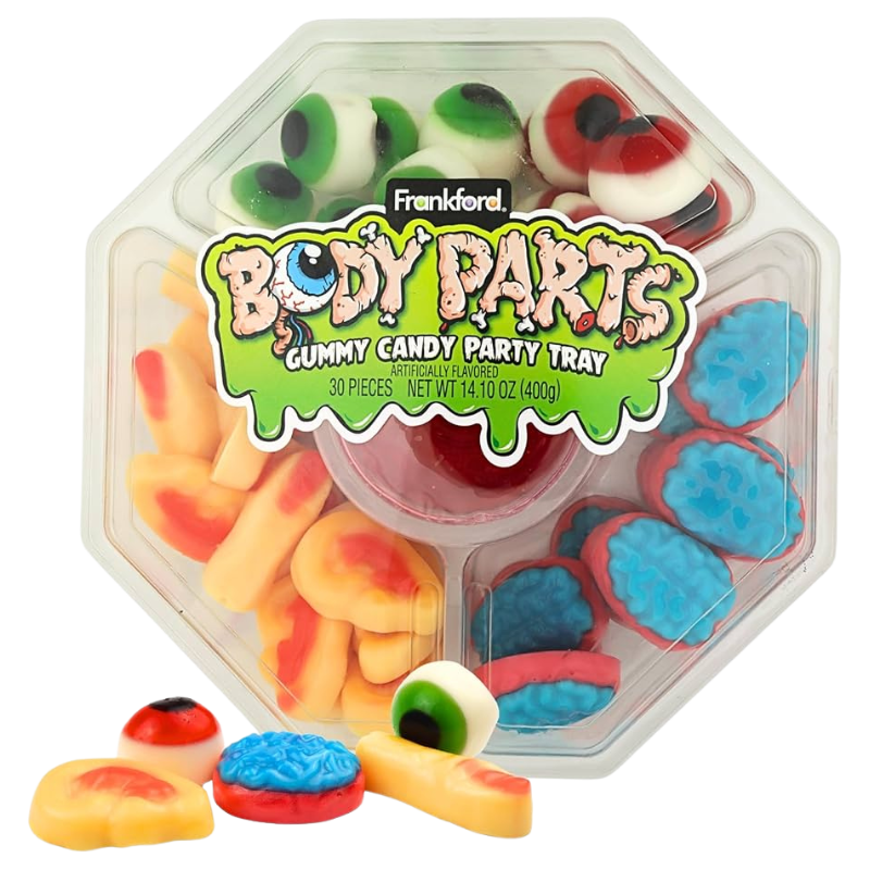 Body Parts Gummy Candy Party Platter