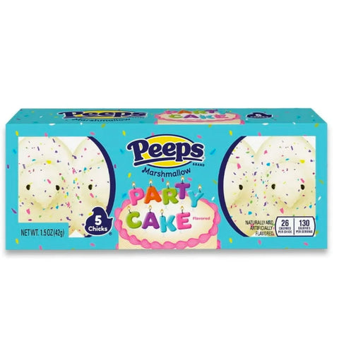 Peeps Party Cake Marshmallow Chicks (5 Pack)