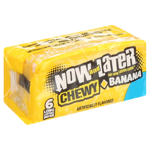 Now & Later Chewy Banana 6pc