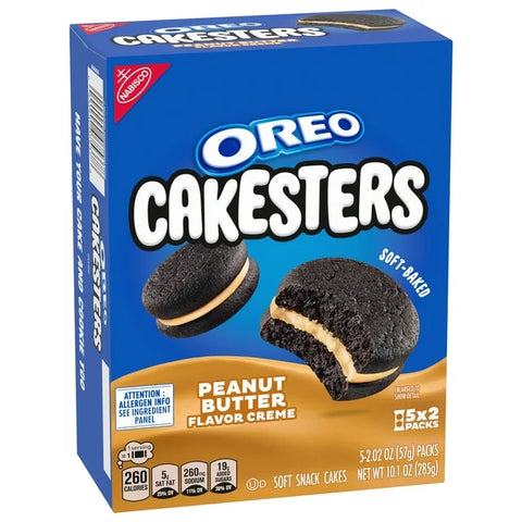 Oreo Cakesters Peanut Butter (5 pack)