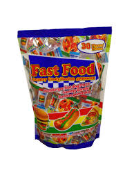 Fast Food Gummy Candy Treat Bag