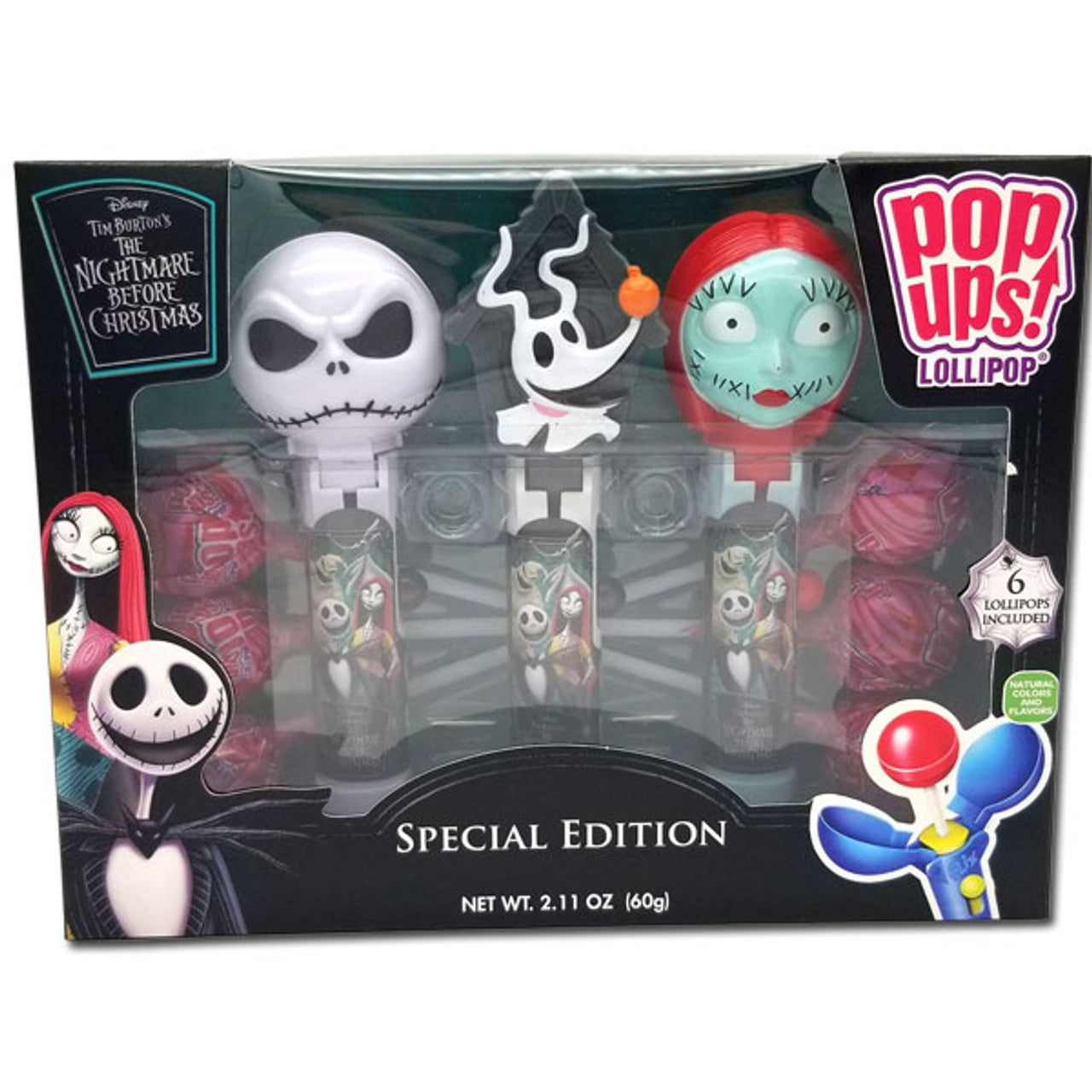 Tim Burton's Nightmare Before Christmas Pop Ups Lollipop Gift Set