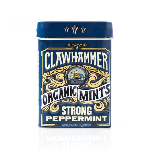Clawhammer Strong Peppermint Organic Mints