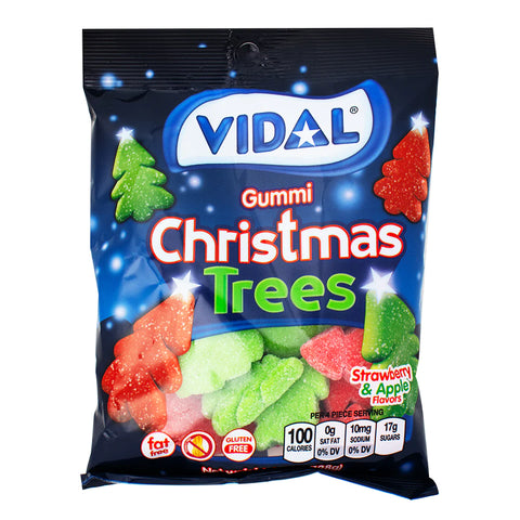 Vidal Gummi Christmas Trees Peg Bag