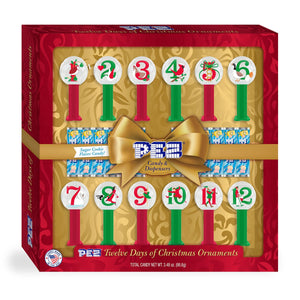 PEZ 12 Days of Christmas Ornaments