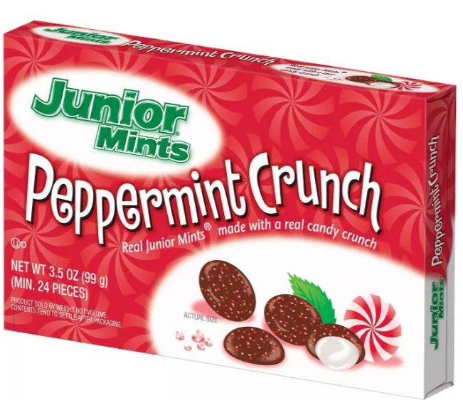Junior Mints Peppermint Crunch Theatre Box