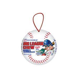 Big League Chew Christmas Baseball Ornament