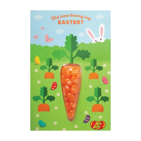 Jelly Belly Easter Carrot Greeting Card