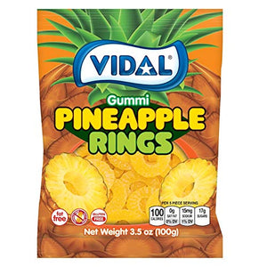 Vidal Gummi Pineapple Rings