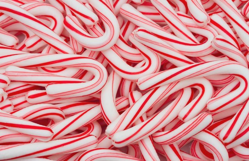 Mini Candy Canes - 100g
