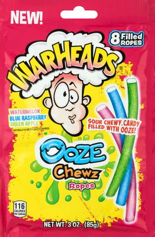 Warheads Ooze Chewz Ropes