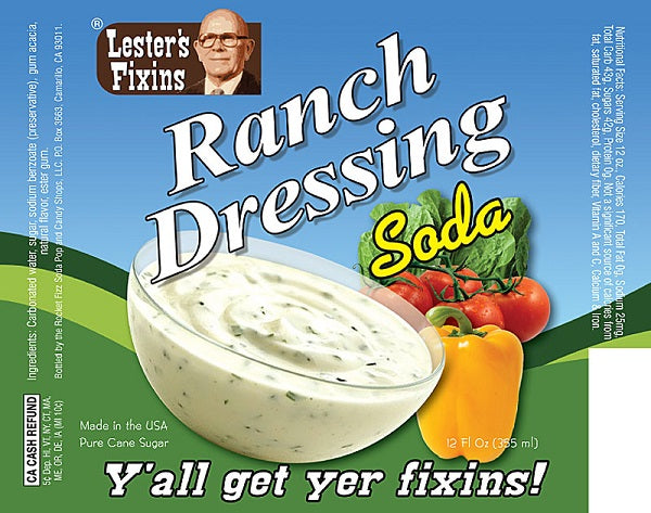 Lester's Fixins Ranch Dressing Soda