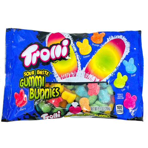 Trolli Sour Brite Gummi Bunnies Laydown Bag