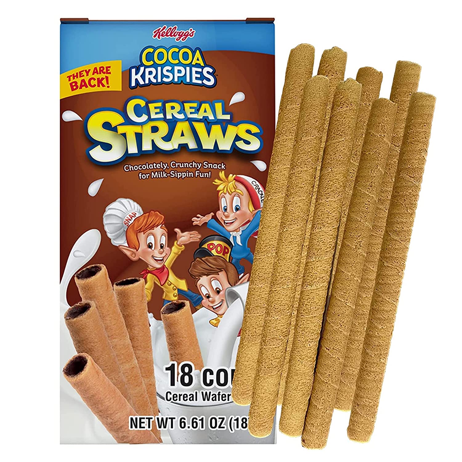 Cocoa Krispies Cereal Straws