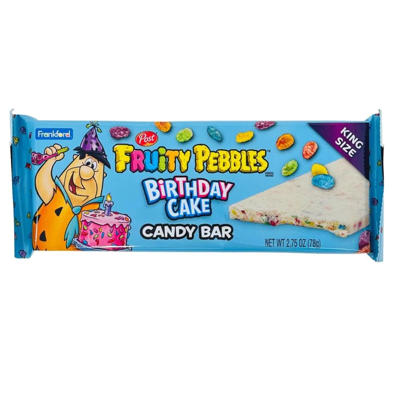 Fruity Pebbles Birthday Cake Candy Bar King Size