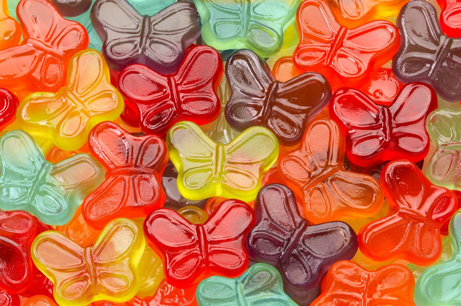 Gummi Mini Butterflies - 100g
