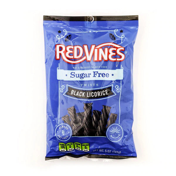Sugar Free Red Vines Black Licorice Twists